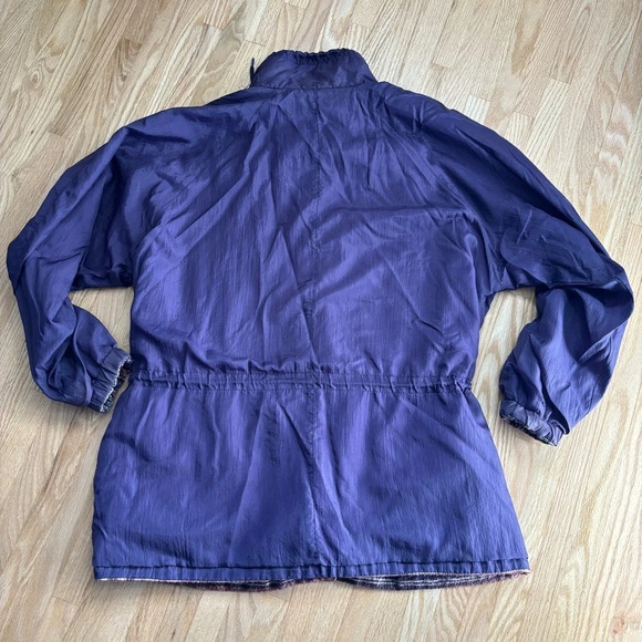 R&R Vintage 90’s Reversible Abstract Colourful Fleece Windbreaker Jacket Coat - Picture 8 of 8